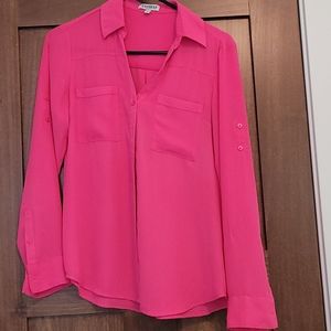 Pink dress blouse